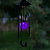 Solar Wind Chime Sun, Moon & Star Colour Changing LED