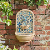 Aragon Wall Water Feature Solar Garden Ornament 50cm