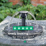 Solar Water Feature Garden Ornament Pagoda 72cm