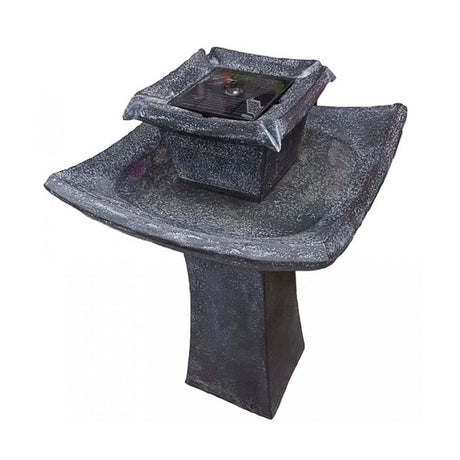 Solar Water Feature Garden Ornament Pagoda 72cm