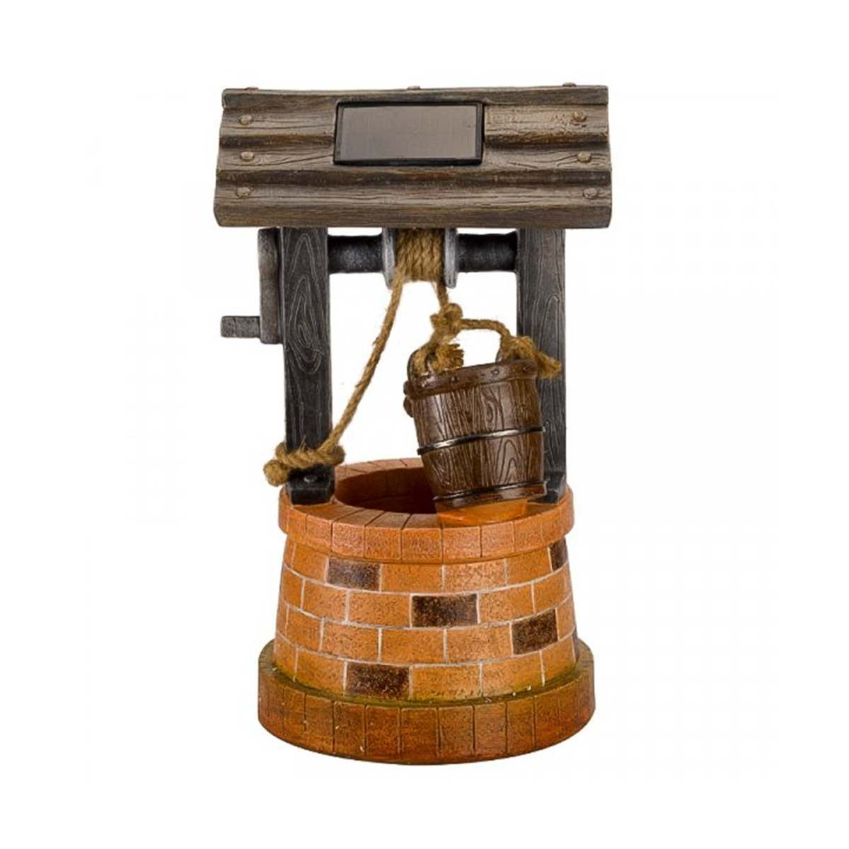 Solar Water Feature Wishing Well 51cm