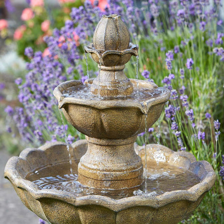 Battery & Solar Water Fountain Kingsbury 98cm