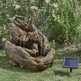 Battery & Solar Water Feature Wychwood Falls 35cm