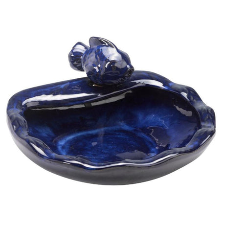 Ceramic Solar Garden Water Feature Fish 16cm