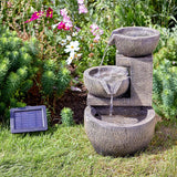 Solar Cascade Water Feature Genoa 49cm