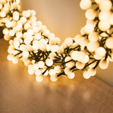 45cm Berry Outdoor Christmas Wreath With 550 Warm White LEDs