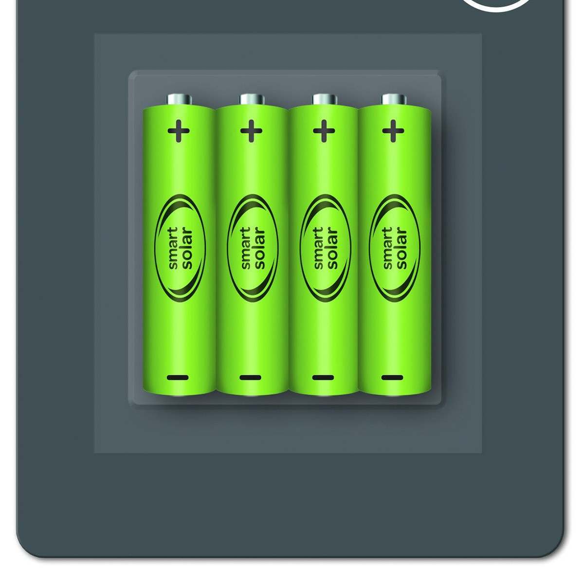 4 Pack Rechargeable Solar Batteries AAA 600 mAh