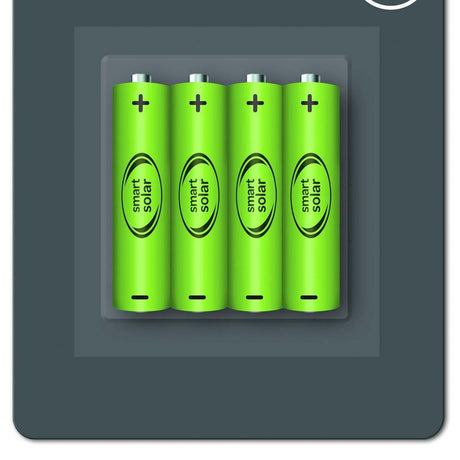 4 Pack Rechargeable Solar Batteries AAA 600 mAh