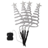 4 Outdoor Christmas Tree LED Christmas Stake Lights 50cm
