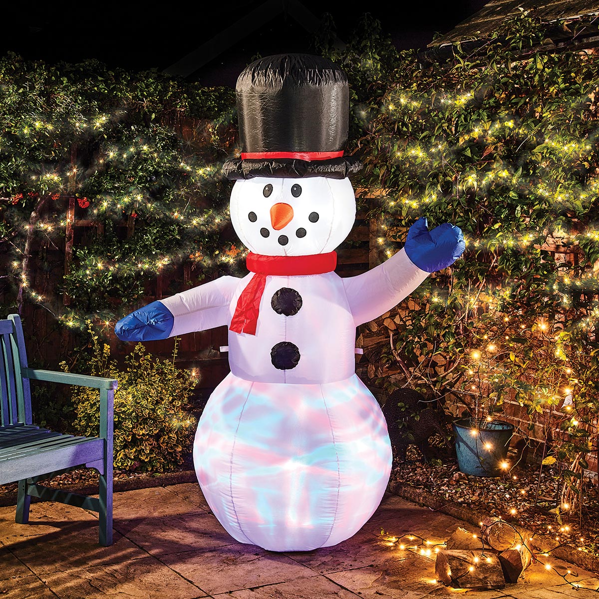 1.8m Snowman Outdoor Christmas Inflatable