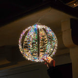 30cm Hanging Globe LED Outdoor Christmas Decoration