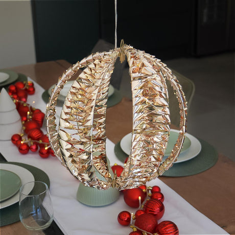 30cm Hanging Globe LED Outdoor Christmas Decoration