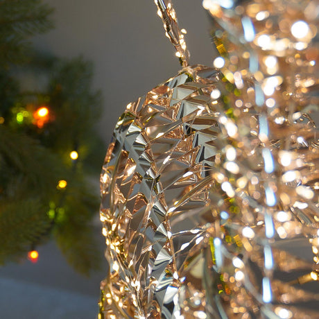 1m Gold Twist Fawn Light up Reindeer