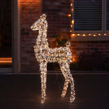 1m Gold Twist Fawn Light up Reindeer