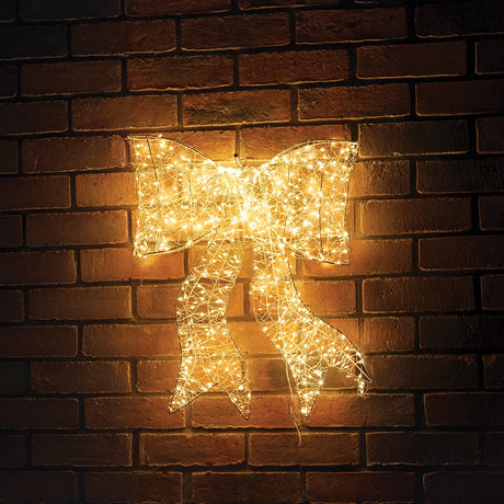 40cm LED Christmas Bow Outdoor Decoration
