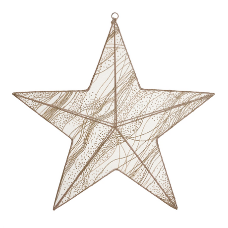 60cm Outdoor Star Light Christmas Window Silhouette Warm White LEDs