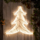 55cm Outdoor Christmas Tree Silhouette Light Warm White LEDs