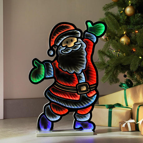60cm Infinity Christmas Light Santa
