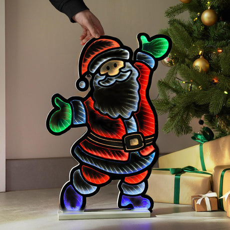 60cm Infinity Christmas Light Santa