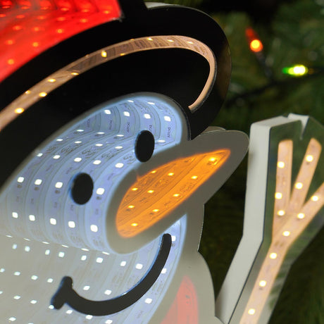 60cm Infinity Christms Light Snowman
