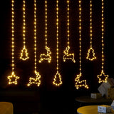 1.2m Festive Characters Micro LED Christmas Window Light