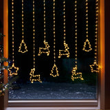 1.2m Festive Characters Micro LED Christmas Window Light