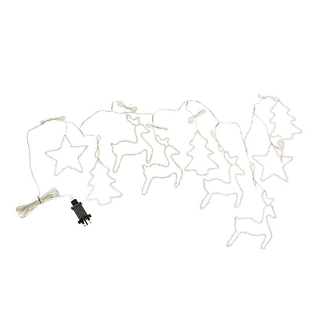 1.2m Festive Characters Micro LED Christmas Window Light