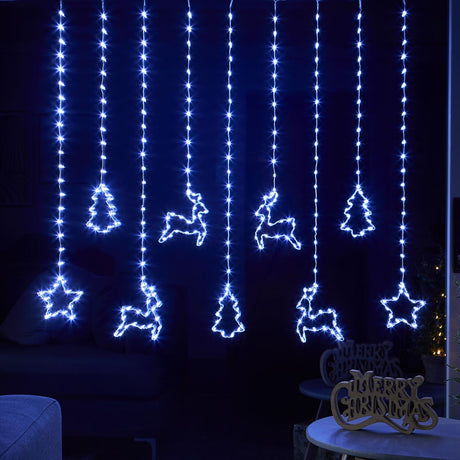 1.2m Festive Characters Micro LED Christmas Window Light
