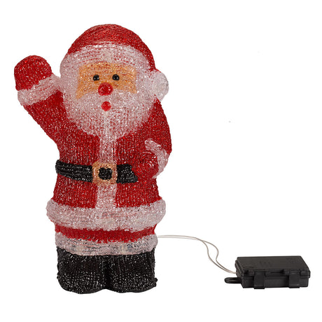 Outdoor Battery Acrylic Santa Christmas Figure