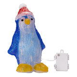 30cm Acrylic Penguin Outdoor Battery Christmas Figure