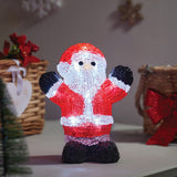 16cm Acrylic LED Santa Battery Christmas Light