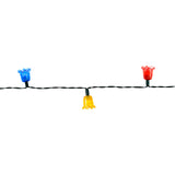 2.4m Canterbury Belles Multi Coloured LED Outdoor Battery Christmas Fairy Lights