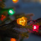 2.4m Canterbury Belles Multi Coloured LED Outdoor Battery Christmas Fairy Lights