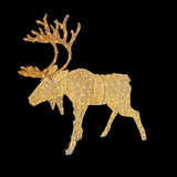 1.4m Dual Colour LED Outdoor Running Light up Reindeer