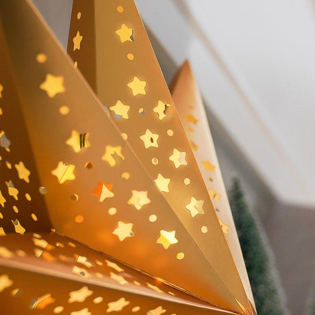 50cm Origami Battery LED Star Light Hanging Christmas Decoration