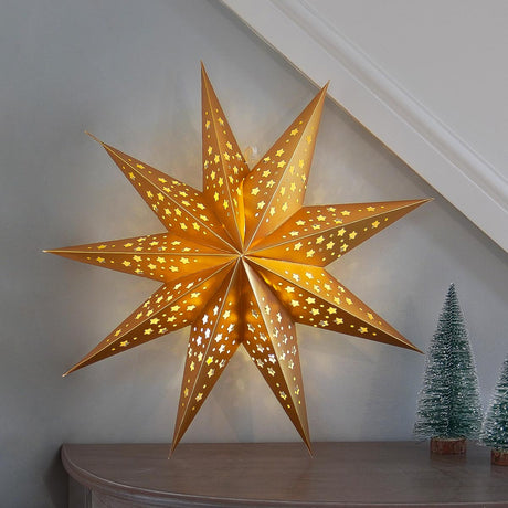 50cm Origami Battery LED Star Light Hanging Christmas Decoration