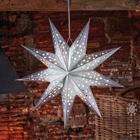 50cm Origami Battery LED Star Light Hanging Christmas Decoration