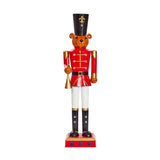 80cm Teddy Bear Nutcracker Battery Christmas Decoration