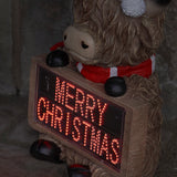 30cm Highland Cow LED Battery Christmas Light