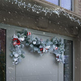 1.8m Snow Flocked Lapland Outdoor Christmas Garland