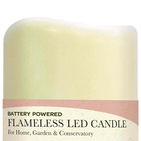 11.5cm Battery LED Pillar Outdoor Candle
