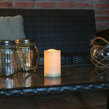 11.5cm Battery LED Pillar Outdoor Candle