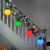 4 Large Bauble Battery Outdoor Christmas Hanging Light