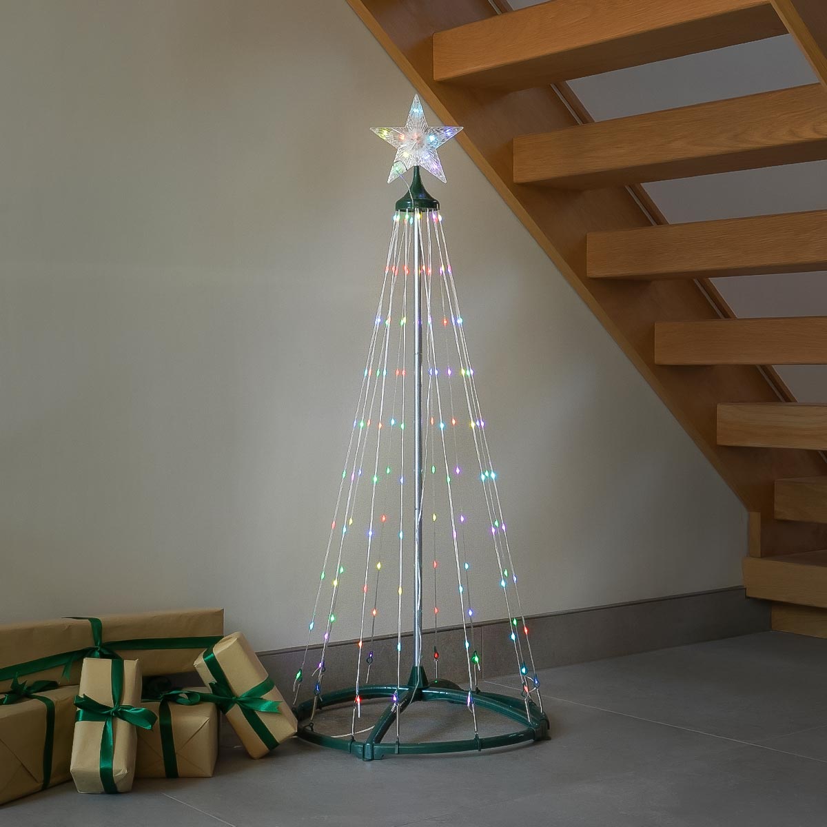 Colour Changing LED Flexi Wire Outdoor Christmas Tree with Remote Control