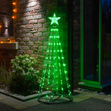 Colour Changing LED Flexi Wire Outdoor Christmas Tree with Remote Control
