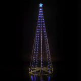 Colour Changing LED Flexi Wire Outdoor Christmas Tree with Remote Control
