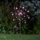 Venti Solar Wind Spinner Stake Light Colour Changing LED 1.3m