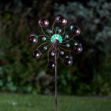 Venti Solar Wind Spinner Stake Light Colour Changing LED 1.3m