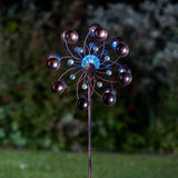 Venti Solar Wind Spinner Stake Light Colour Changing LED 1.3m