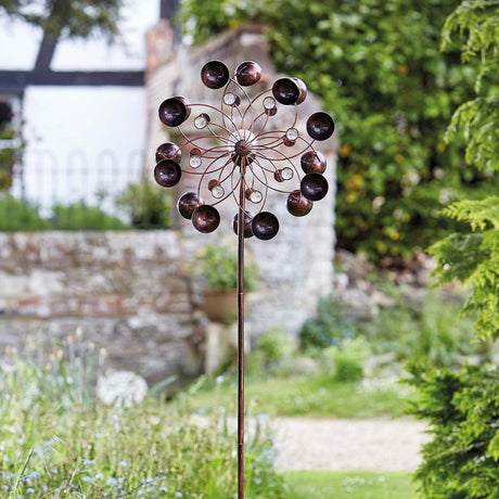 Venti Solar Wind Spinner Stake Light Colour Changing LED 1.3m
